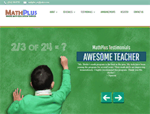 Tablet Screenshot of mathplustexas.com